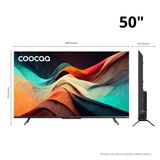 Smart Tivi Ultra HD 4K Coocaa 50 Inch 50Y72 - Hệ điều hành Google TV