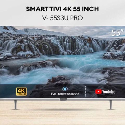 Smart Tivi Ultra HD 4K Coocaa 55 Inch 55S3U Pro