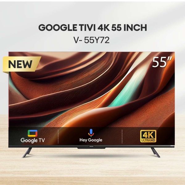 Smart Tivi Ultra HD 4K Coocaa 55 Inch 55Y72 - Hệ điều hành Google TV