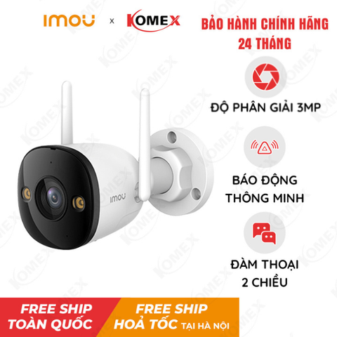 Camera IP Wifi Ngoài trời IMOU cố định Full color 3MP IPC-S3EP-3M0WE