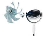 Quạt cây, quạt đứng, Quạt tuần hoàn, xoay đa chiều, xoay nhiều hướng, Toshiba F-DSC40XVN(W)