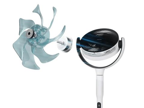 Quạt cây, quạt đứng, Quạt tuần hoàn, xoay đa chiều, xoay nhiều hướng, Toshiba F-DSC40XVN(W)