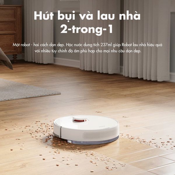 Robot hút bụi lau nhà Dreame F9 Pro - Quét dọn & lau sàn 2 trong 1, lực hút mạnh 2500Pa