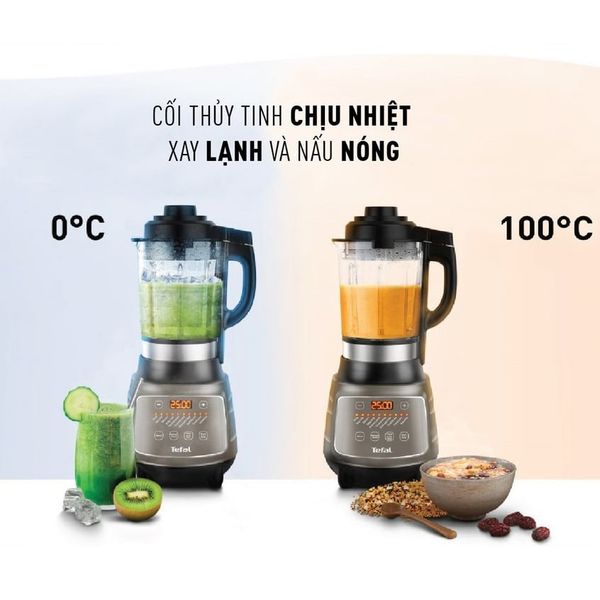 Máy làm sữa hạt, xay sinh tố đa năng Tefal BL967B66 - Dung tích 1.75L, 12 chức năng