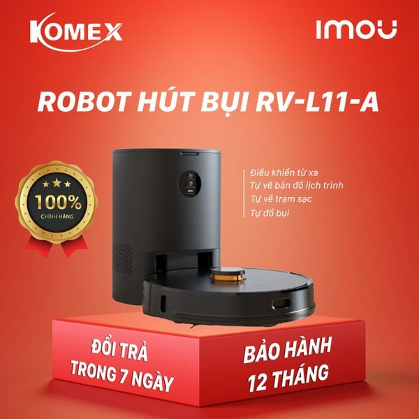 Robot Hút Bụi Thông Minh Imou Vacuum Cleaner RV-L11-A