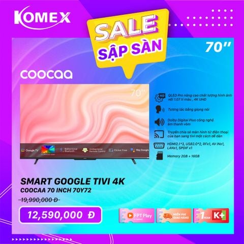Tivi thông minh coocaa 70