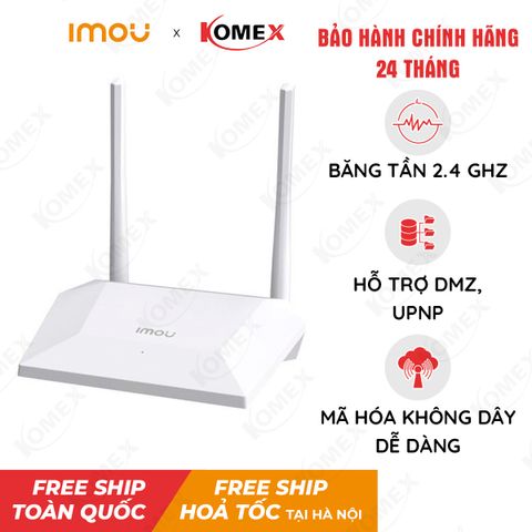 BỘ PHÁT WIFI IMOU HR300 CHUẨN N300MBPS 1 cổng WAN, 3 cổng LAN