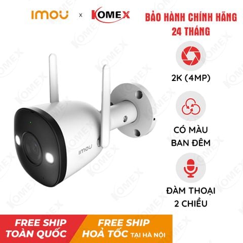 Camera IP wifi imou ngoài trời 4MP IPC-F46FEP Có màu ban đêm