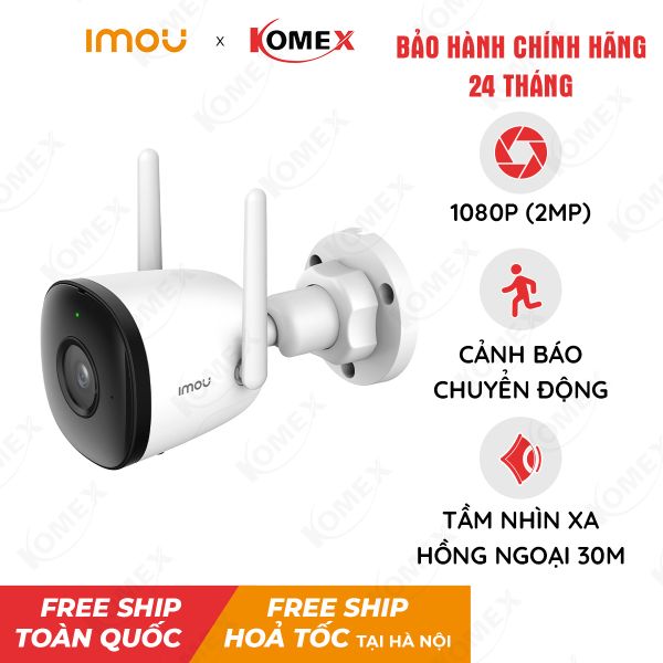 Camera Wifi IMOU ngoài trời 2MP Bullet IPC-F22P