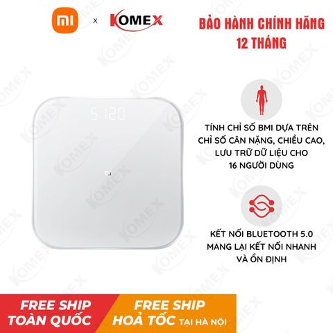 Cân điện tử Xiaomi Mi Scale 2 White (NUN4056G)