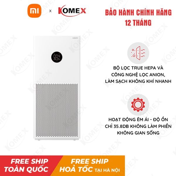 Máy lọc không khí Xiaomi 4 Lite EU (XM-BHR5274GL) Nhỏ gọn cùng 3 chế độ hoạt động thông minh