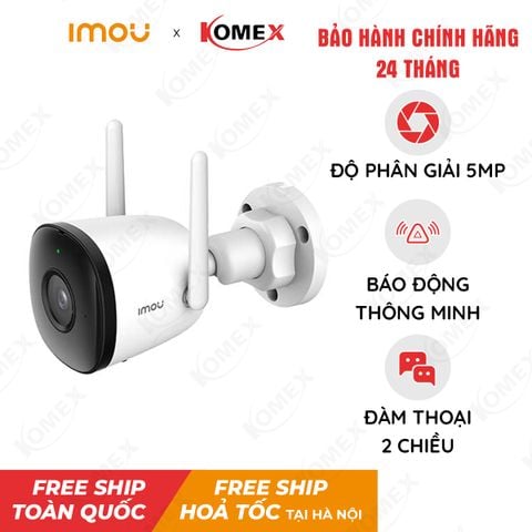 Camera wifi IMOU cố định ngoài trời 5MP IPC-S3DP-5M0WJ