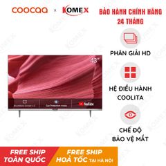 Smart Tivi HD Coocaa 43 Inch kết nối Wifi 43S3U