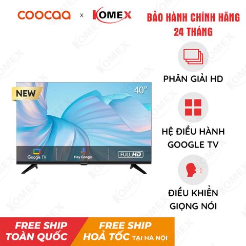 Smart Tivi HD Coocaa 40 Inch kết nối Wifi 40Z72