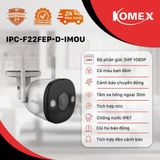 Camera Wifi IMOU ngoài trời 2MP Bullet IPC-F22P