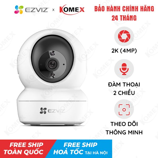 Camera Wifi EZVIZ quay quét trong nhà 4MP 2K C6N