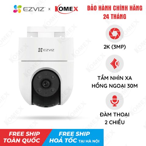 Camera Wifi EZVIZ quay quét ngoài trời 3MP 2K H8C3MP