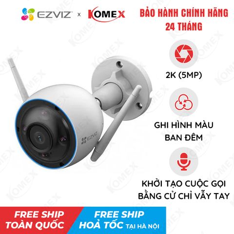 Camera Wifi EZVIZ thông minh ngoài trời 3MP 2K H3