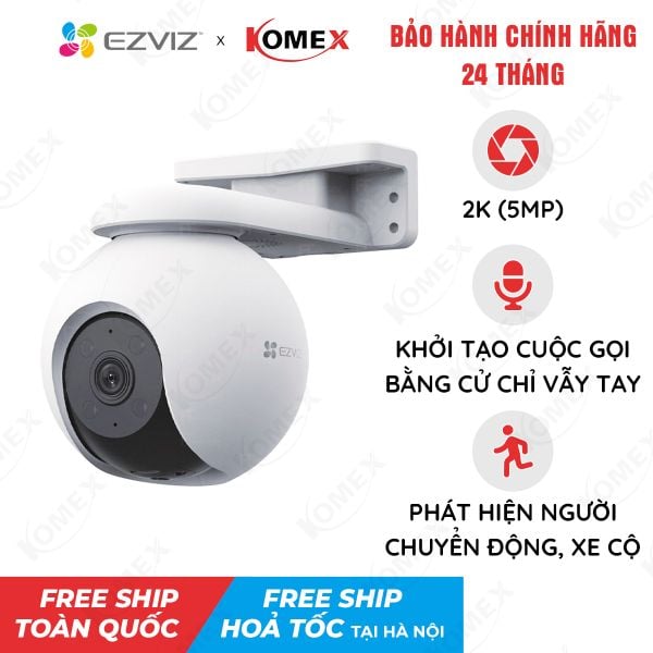 Camera Wifi EZVIZ quay quét ngoài trời 5MP 3K H8PRO5MP