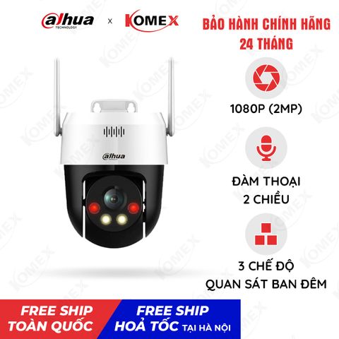 Camera IP PTZ Wifi ngoài trời full color Dahua SD2A200HB-GN-AW-PV-S2 2MP