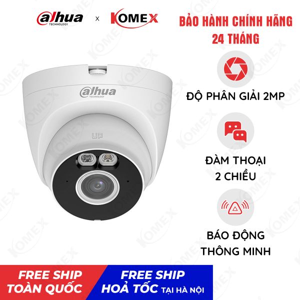 Camera IP Wifi trong nhà DAHUA có màu ban đêm DH-T2A-PV 2MP