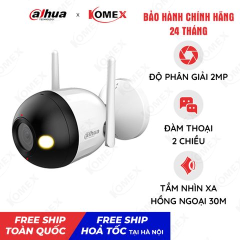 Camera IP Wifi ngoài trời DAHUA có màu ban đêm DH-F2C-PV 2MP