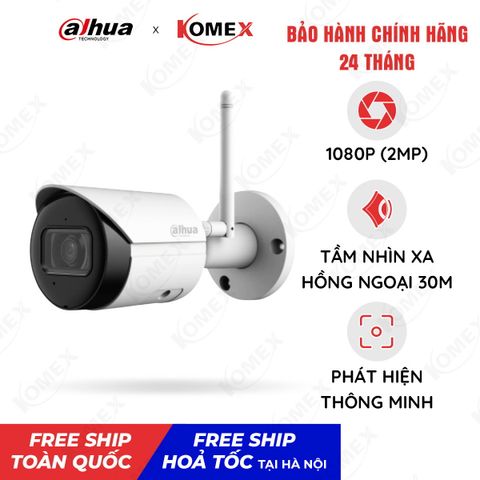 Camera IP Wifi ngoài trời thân trụ Dahua HFW1230DS-SAW 2MP