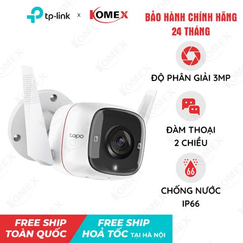 Camera-IP-Wifi-ngoai-troi-TP-LINK-co-dinh-Tapo-C310-3MP