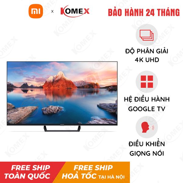 Google Tivi Xiaomi A Pro 43 inch L43M8-A2SEA - Độ phân giải 4K, Phiên bản Quốc Tế