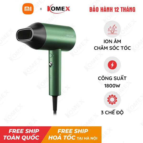Máy Sấy Tóc Xiaomi Showsee A5-G 100% Ion Âm Chăm Sóc Tóc
