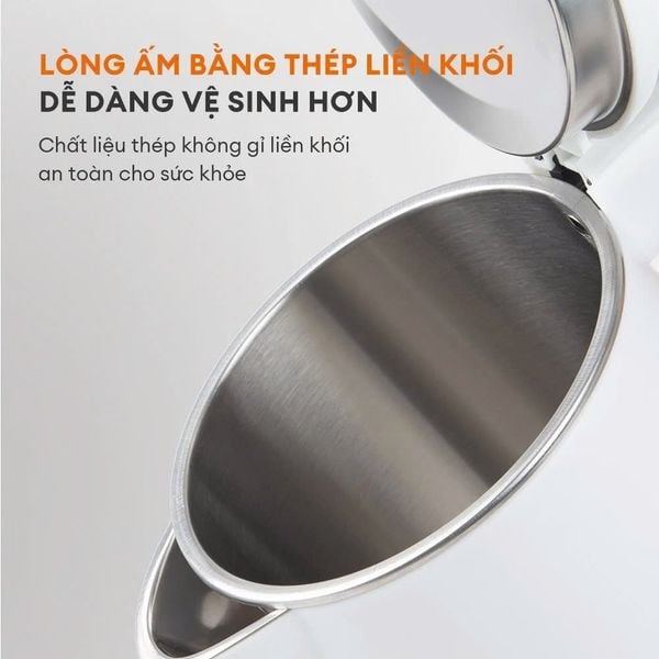 Bình đun nước siêu tốc GAABOR EK20M-WH02A, EK-20M01A, dung tích 2 lít