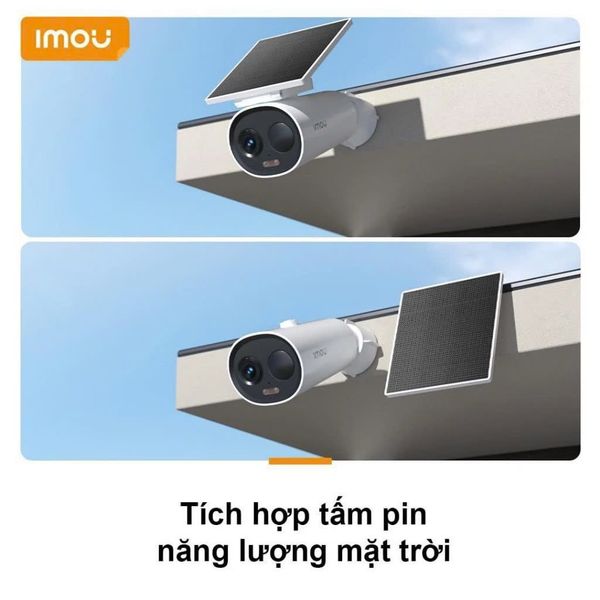Camera IP Wifi ngoài trời IMOU Cell 3C AIO IPC-K9DCP-3T0WE-V2, Camera Dùng Pin Tích Hợp Tấm Sạc