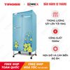 Tủ sấy quần áo Tiross TS-882 dạng tủ có điều khiển, cảm ứng tự ngắt, 1500W