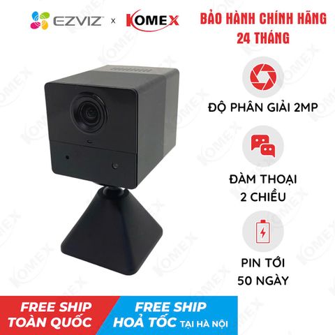 Camera Wifi EZVIZ trong nhà dùng pin sạc BC2 2MP