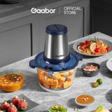 Máy xay thịt thực phẩm MG20M-BE01A Gaabor công suất 300W, cối thủy tinh, 4 lưỡi dao bén