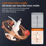 Máy xay thịt thực phẩm MG20M-BE01A Gaabor công suất 300W, cối thủy tinh, 4 lưỡi dao bén