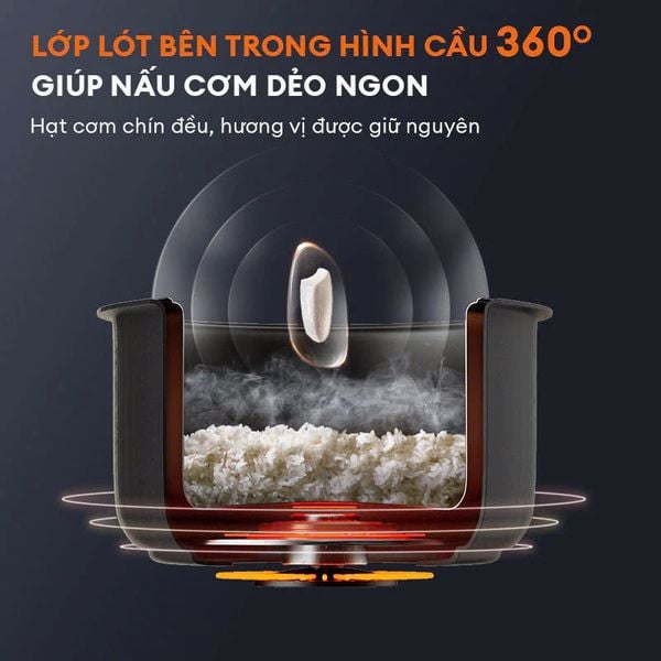 Nồi cơm điện tử 1.8 lít Gaabor GR-S50D