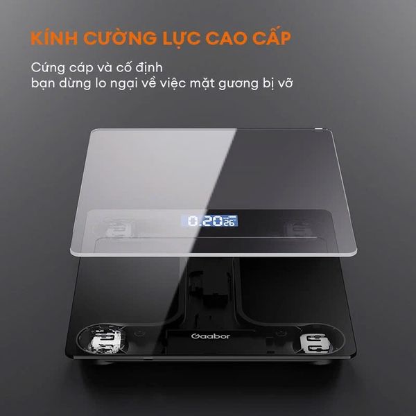 Cân điện tử thông minh gaabor GWS-M01A màn hình led