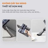 Máy hút bụi Gaabor VCL10E-BK01A dòng DEEP SEA cao cấp, pin Lithium tháo rời có đèn LED