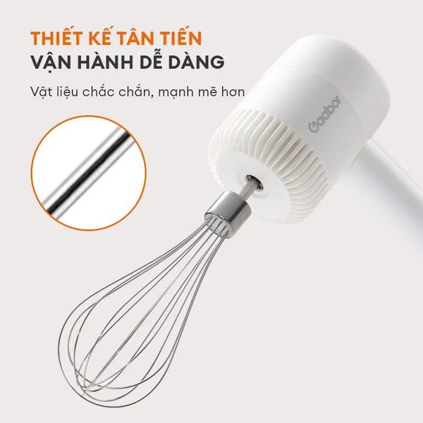 Máy đánh trứng đa năng Gaabor GE-M03D – tích hợp xay tỏi ớt gia vị