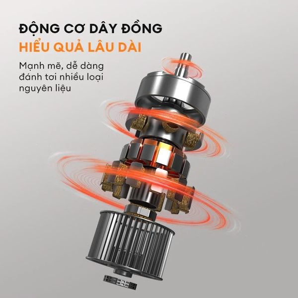 Máy đánh trứng đa năng Gaabor GE-M03D – tích hợp xay tỏi ớt gia vị