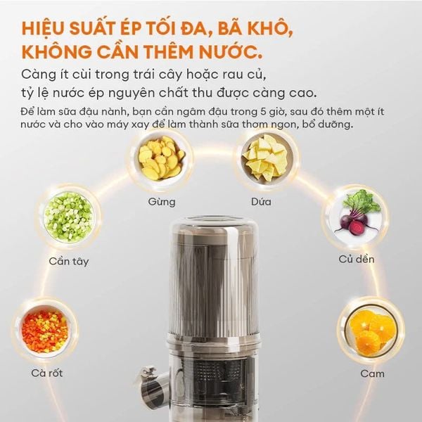 Máy ép chậm Gaabor FP1M-WH01A