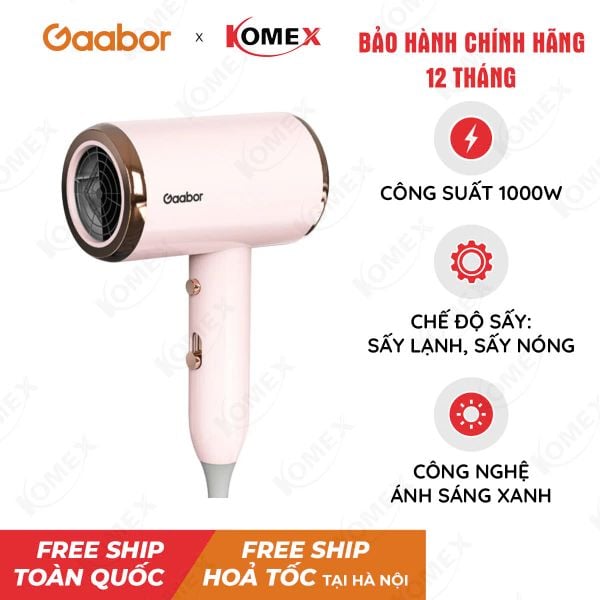 Máy sấy tóc giá rẻ Gaabor GHD-N1000D công suất 1000W
