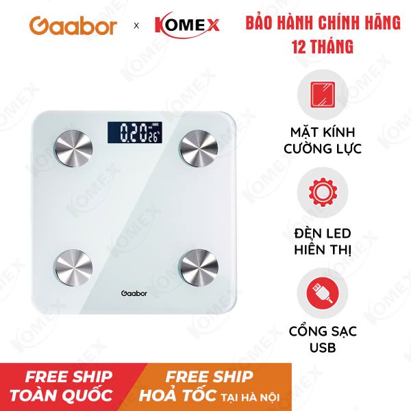 Cân điện tử thông minh gaabor GWS-M01A màn hình led