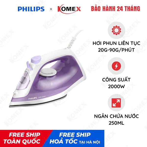Bàn ủi hơi nước Philips DST1040/30 2000W