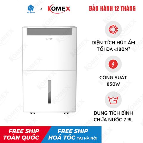 Máy hút ẩm không khí thông minh NEW WIDETECH 60L