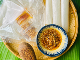  Bánh tráng sate tỏi đặc sản Gò Dầu 3 cái/ bịch 