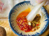  Bánh tráng chấm ớt rim 