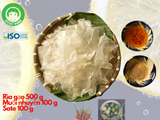 Combo rìa dày dẻo, sate tế, muối nhuyễn chay 500gr (Dùng chay được) 