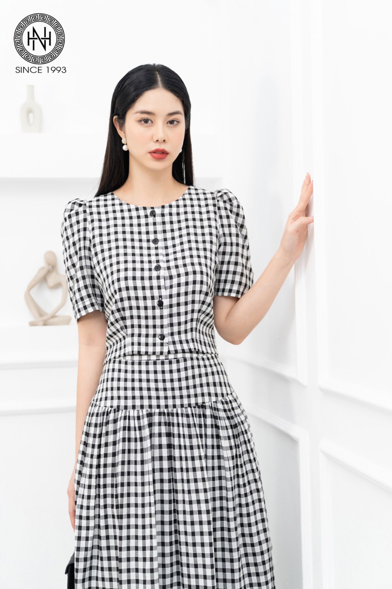 Top 83 về mẫu váy kẻ caro công sở  NEC
